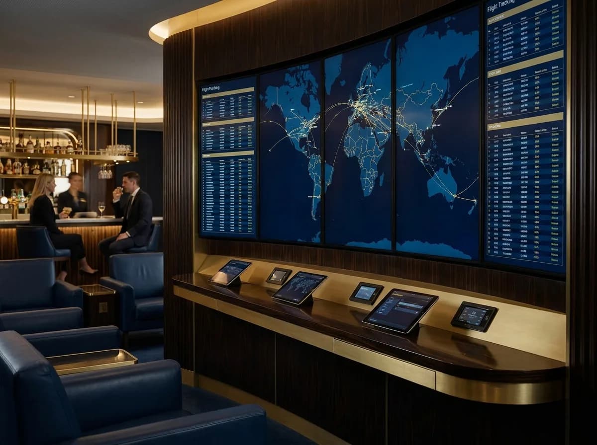 Real-time flight monitoring YUL airport Montreal