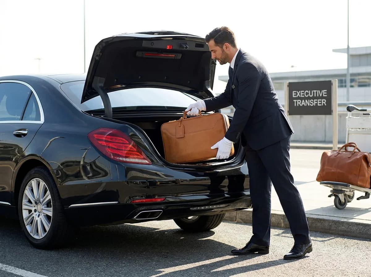 Professional luggage assistance executive transfer